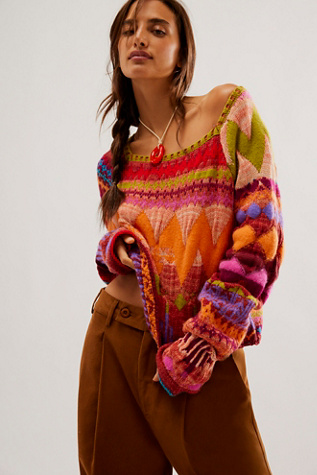 Lydia Monochrome Pullover Free People UK