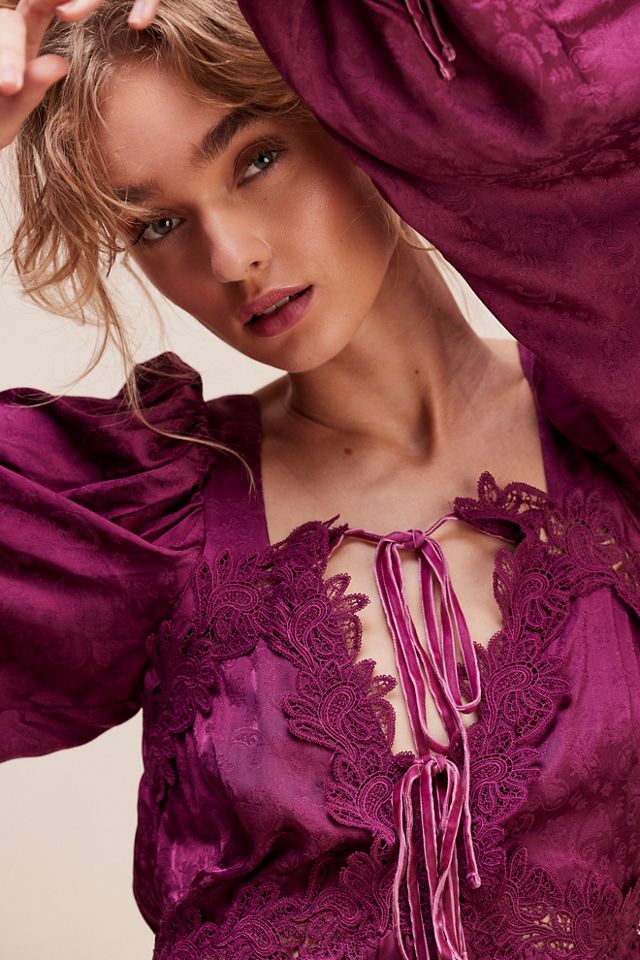 Robe courte à col tunisien For Love & Lemons #2