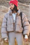In A Bubble Puffer Jacket
