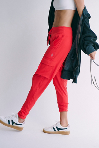 Off Road Joggers by FP Movement at Free People in Racer Red, Size: XS
