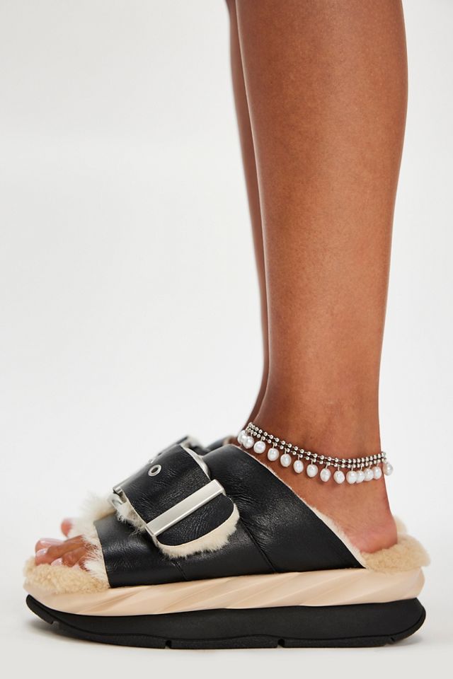 Mellow Shearling Slides #1