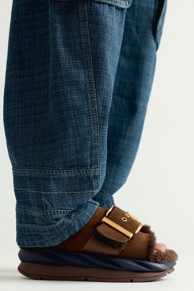 Mellow Shearling Slides #1