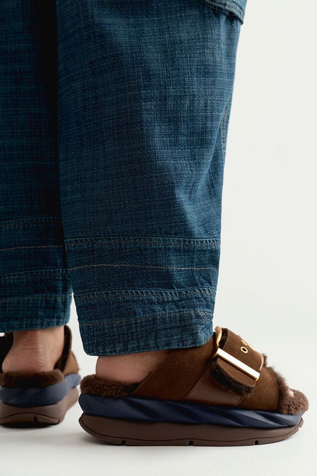 Mellow Shearling Slides #3