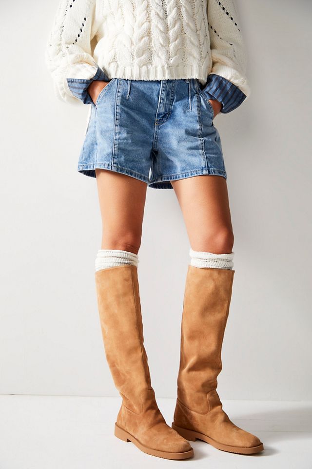 Tall boots with store shorts