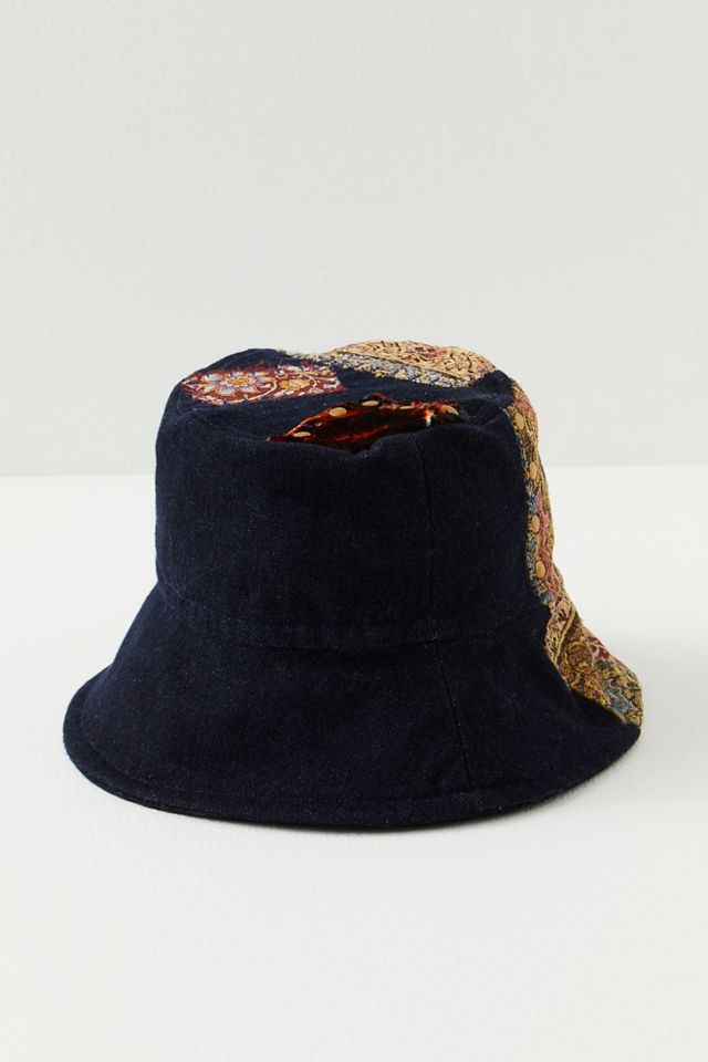 Freya Tapestry Patchwork Bucket Hat Free People