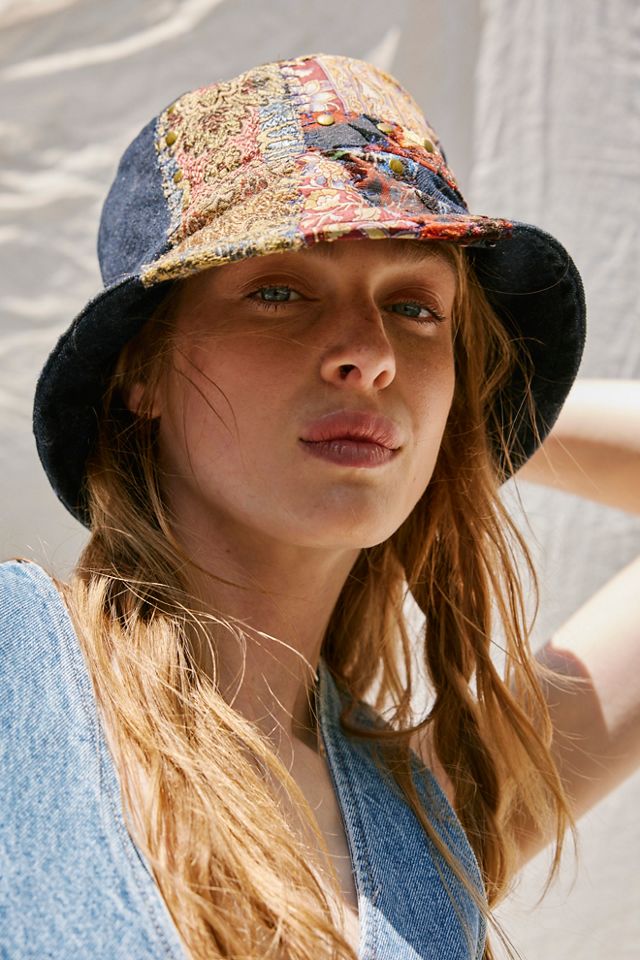 Freya Tapestry Patchwork Bucket Hat