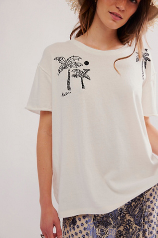 We The Free Horsin' Around Tee at Free People in Coconut Combo, Size: Medium