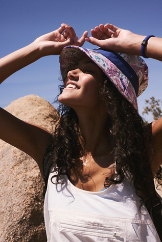 Free People Digital Blooms Bucket Hat nwot Free People Digital Blooms Bucket Hat | eBay main image 3