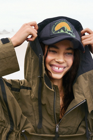 Magic Mountain Patch Trucker Hat by FP Movement at Free People, Black Combo