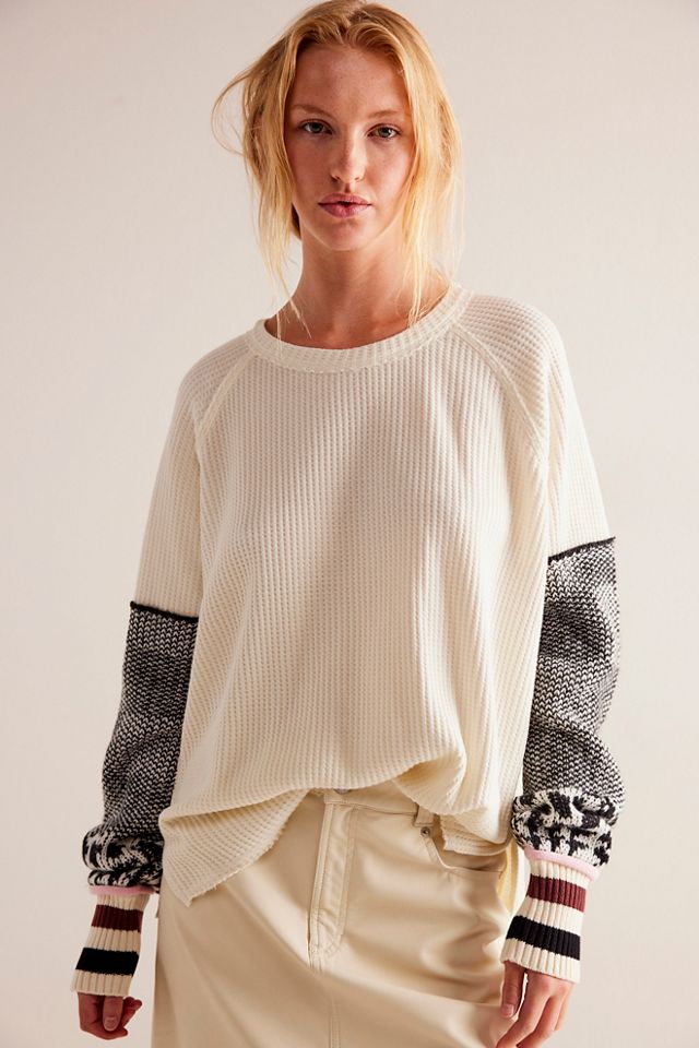 We The Free Mod About You Cuff Raglan Pullover #2
