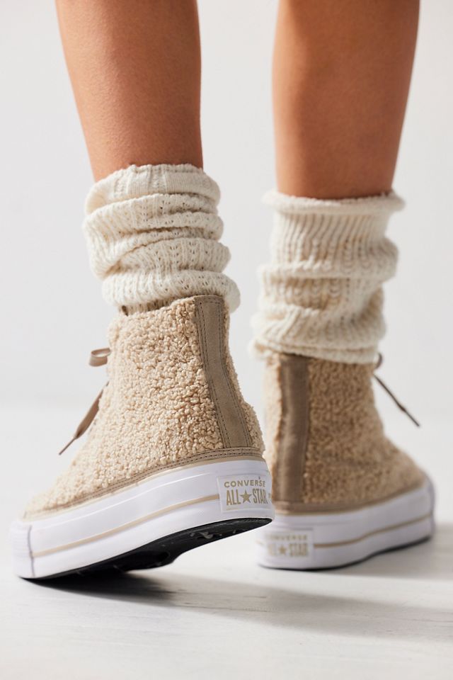 Chuck Taylor Free Cozy Club All Platform Star | Lift Sneakers People
