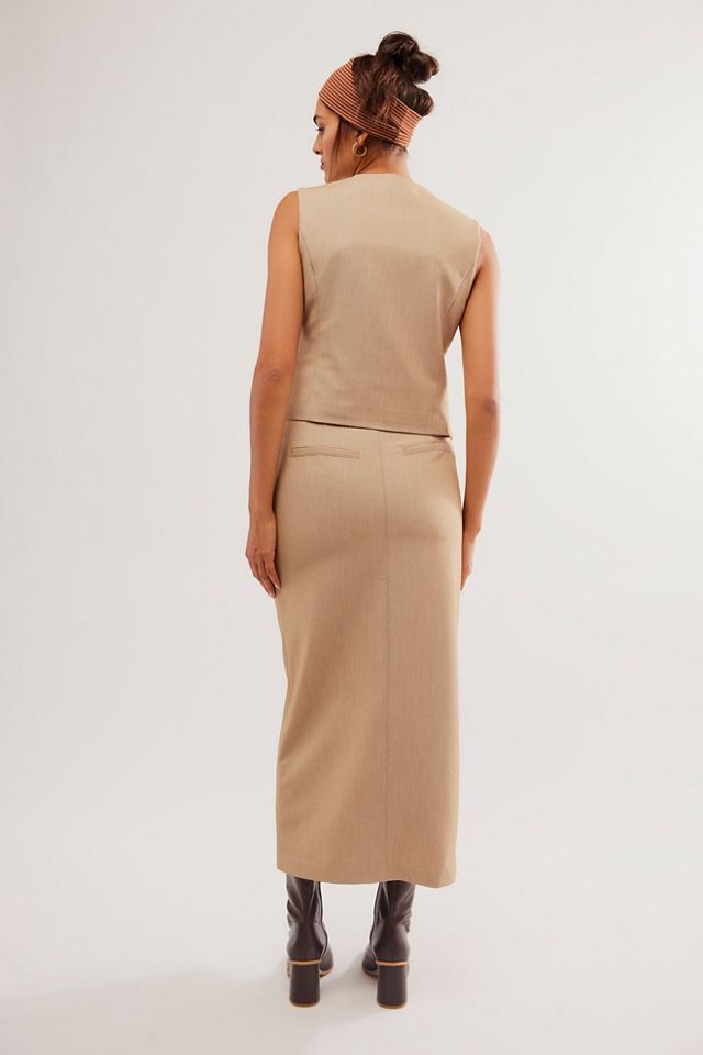 MOON RIVER Asymmetrical Vest Suit Set #1