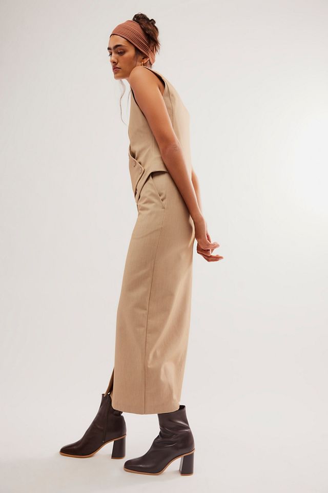 MOON RIVER Asymmetrical Vest Suit Set #3