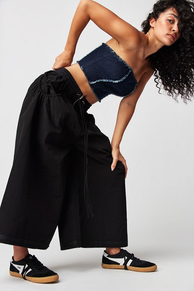 Free People Dwell On Dreams Pleated High Waisted Pants Wide Leg