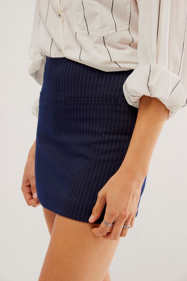 THRILLS Rory Pinstripe Mini Skirt #2