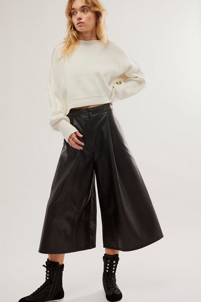 Zara gaucho hot sale pants