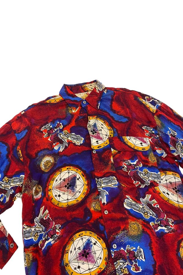 1980s Vintage Zodiac Sign Astrology Rayon Shirt Selected by BusyLady Baca & The Goods #1