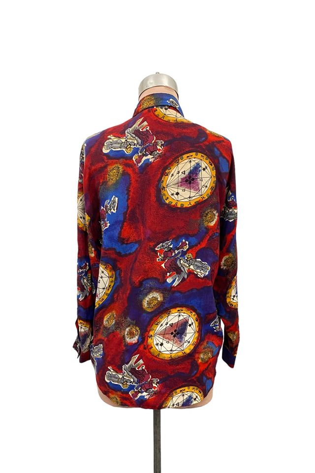 1980s Vintage Zodiac Sign Astrology Rayon Shirt Selected by BusyLady Baca & The Goods #3