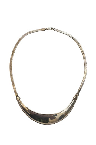 1980s Vintage Sterling Silver Collar Necklace Selected by BusyLady Baca & The Goods