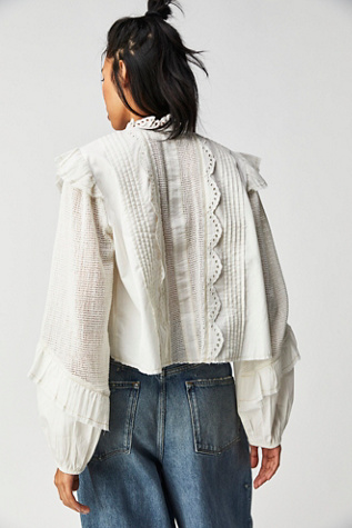 We The Free Mar Ruffle Blouse