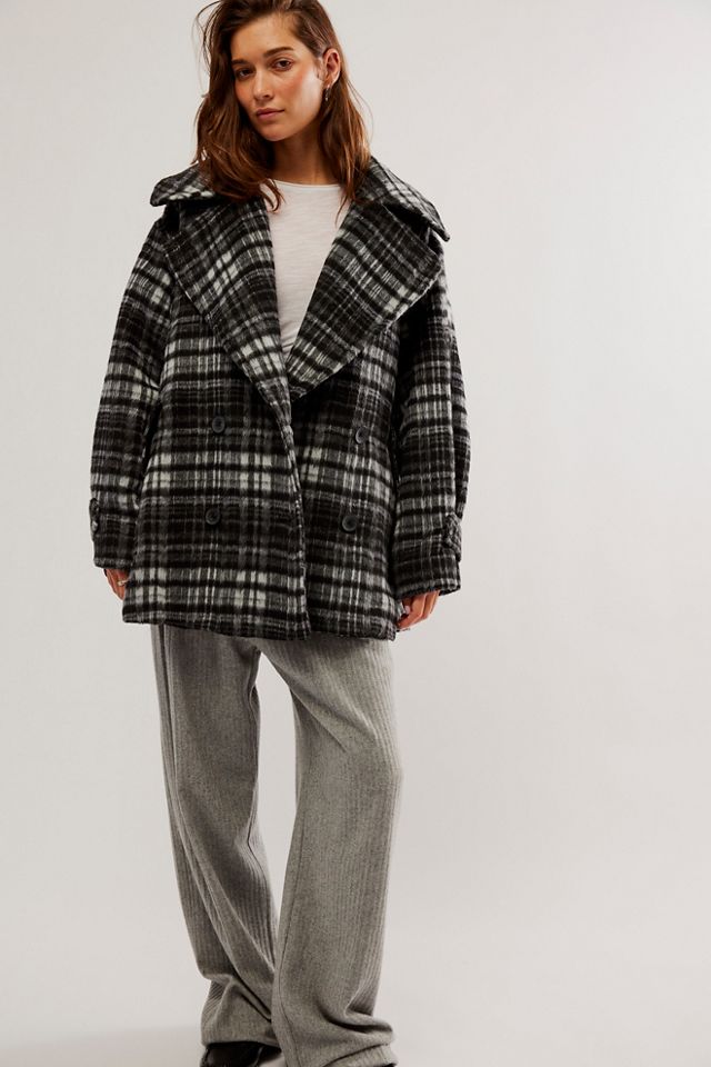 Highlands Wool Peacoat | Free People UK