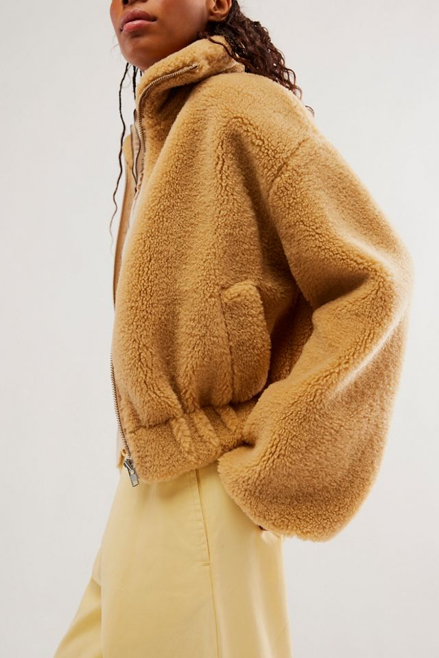 Free people 2025 teddy bear jacket