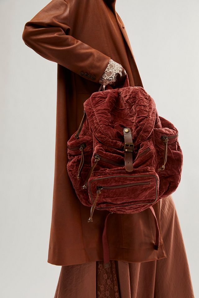 Malta Velvet Backpack Free People UK