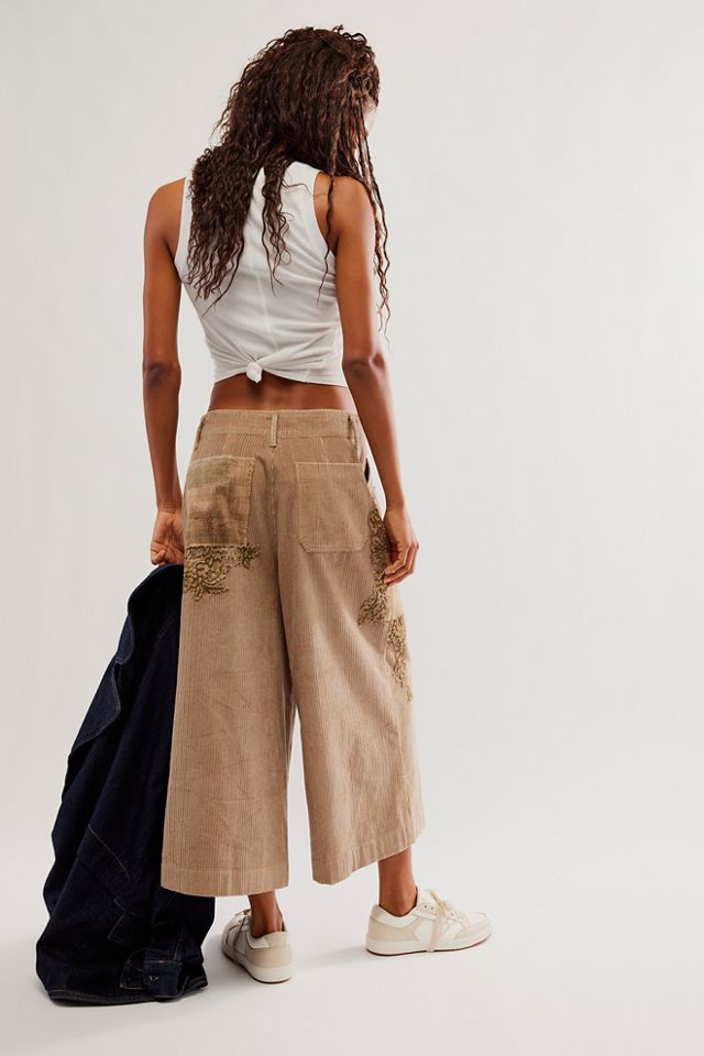 Nigel Preston Cropped Farmer Cord Pants #1