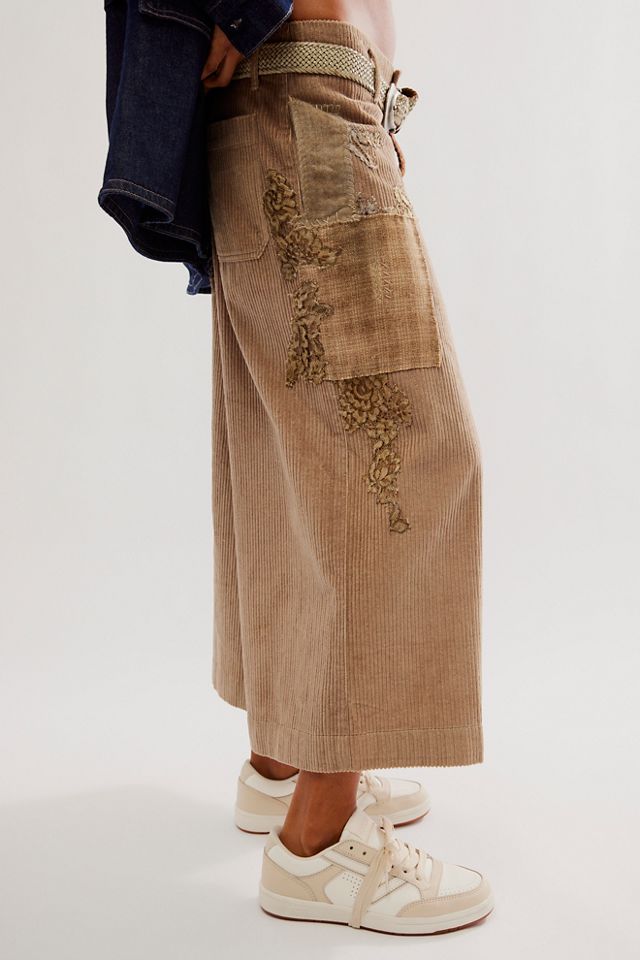 Nigel Preston Cropped Farmer Cord Pants #2