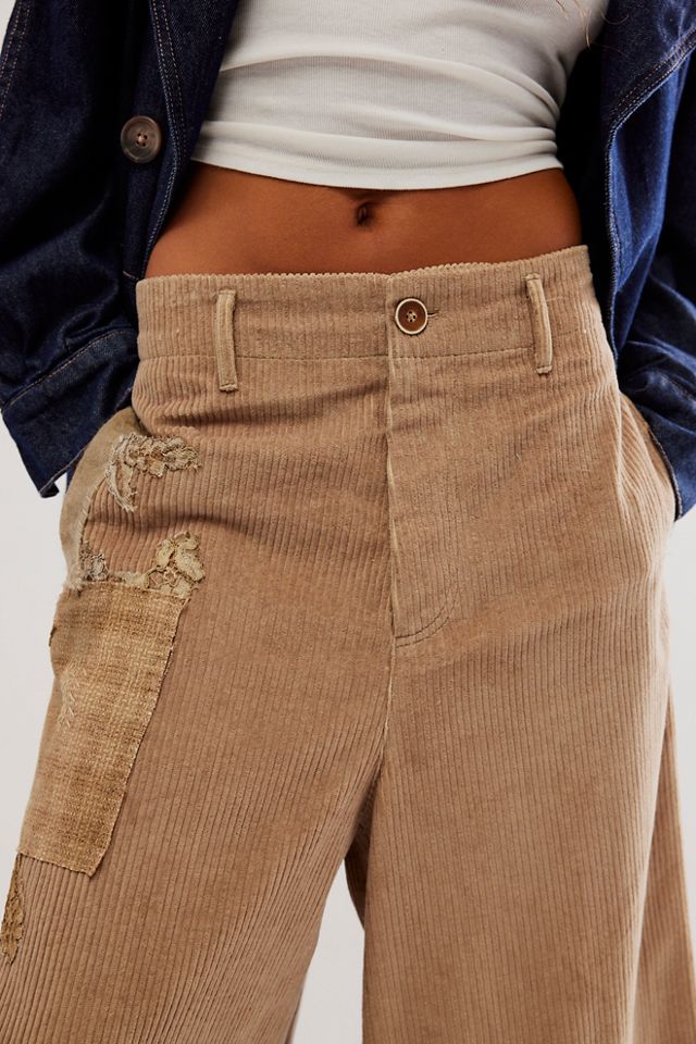 Nigel Preston Cropped Farmer Cord Pants #3
