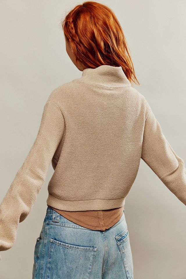 Ottoman Mock Neck Pullover #1