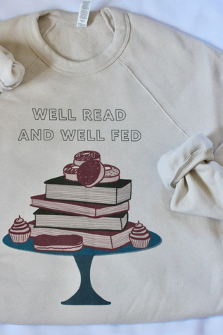Overseasoned Well Read and Well Fed Crewneck