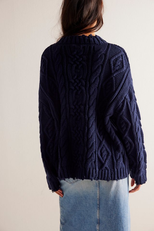 Found Cable Knit Sweater #1