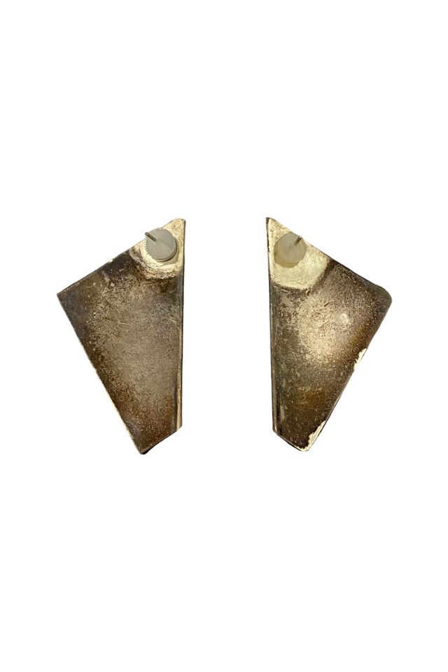 1980s Vintage Sterling Silver Art-To-Wear Iridescent Earrings Selected by BusyLady Baca & The Goods #1
