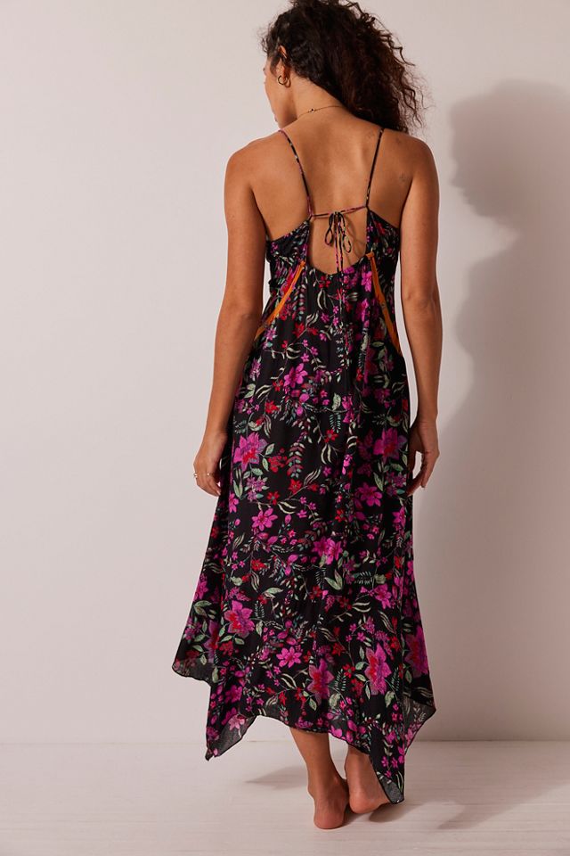 Floral Adjustable Length Maxi Slip Dress