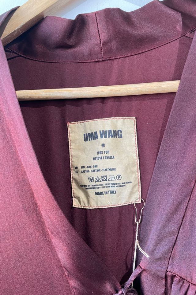 Uma Wang Brown Silk Top Selected by The Curatorial Dept. #3