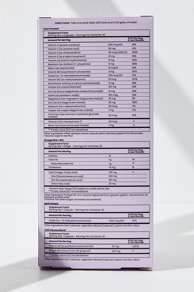 Perelel Trimester Prenatal Vitamin Packs #2