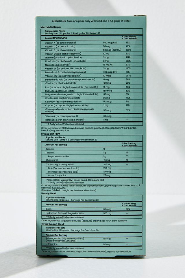 Perelel Mom's Multi Support Vitamin Pack #2