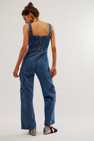 Corset Cargo Jumpsuit