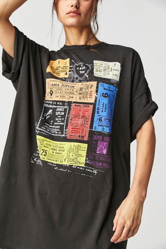 Daydreamer Janis Joplin Ticket Tee #2