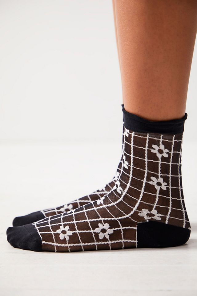 Free People The Moment Sheer Socks - Squash Blossom Boutique