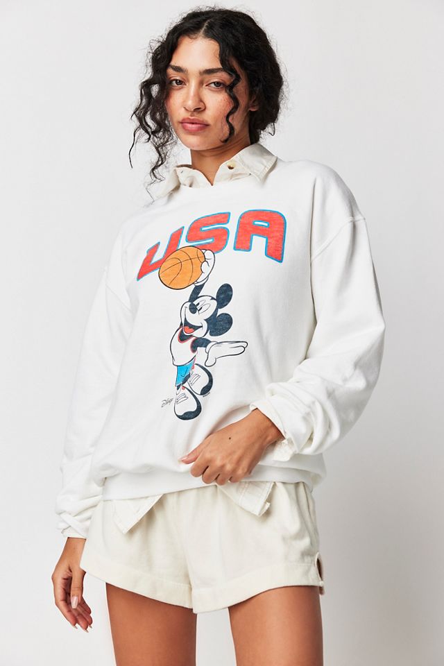 Junk food outlet mickey mouse sweatshirt