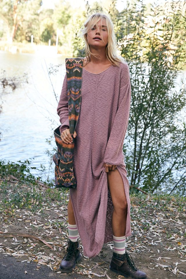 Long sleeve sweater outlet maxi dress