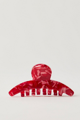 Mini Fine Hair Claw by Medusa's Heirlooms at Free People in Red