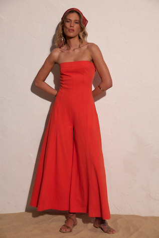 Kamora One-Piece by free-est at Free People in Tangerine Tango, Size: XS