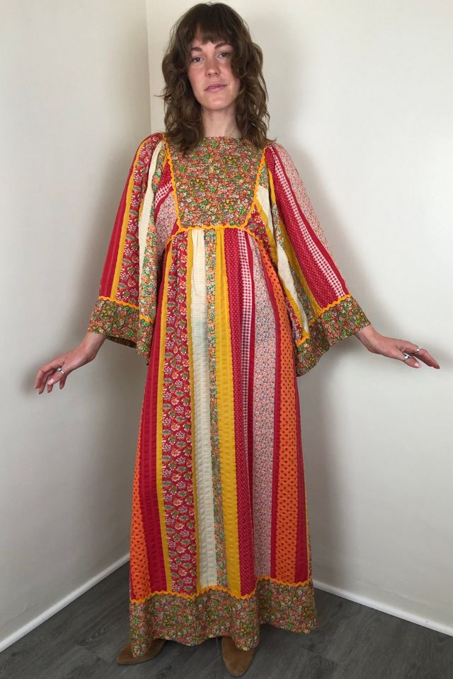 Vintage 70s clearance maxi dress