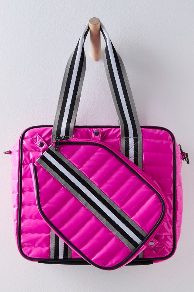 Think Royln Sporty Spice Pickleball Bag Sizzling Pink Patent