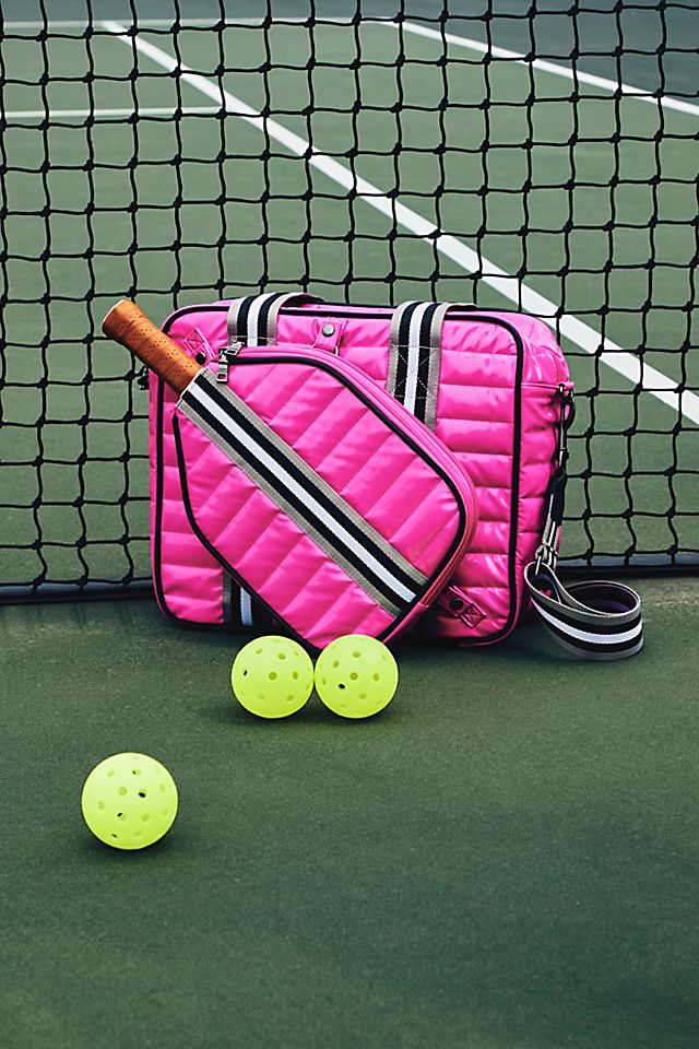 Think Royln Sporty Spice Pickleball Bag Sizzling Pink Patent