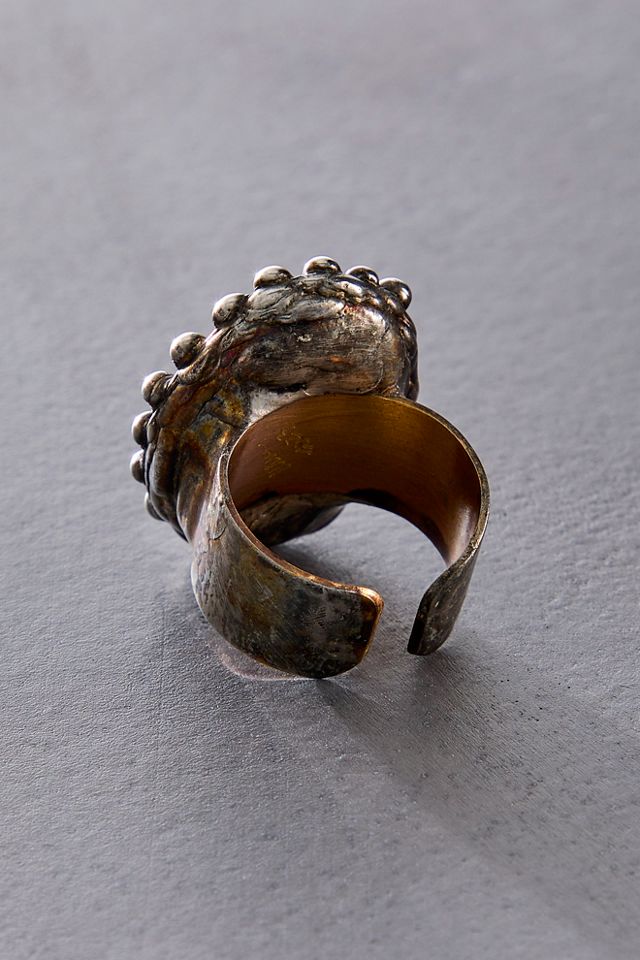 Mikal Winn Blue Goldstone Ring #2