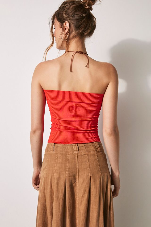 Ribbed Seamless Tube Top #1